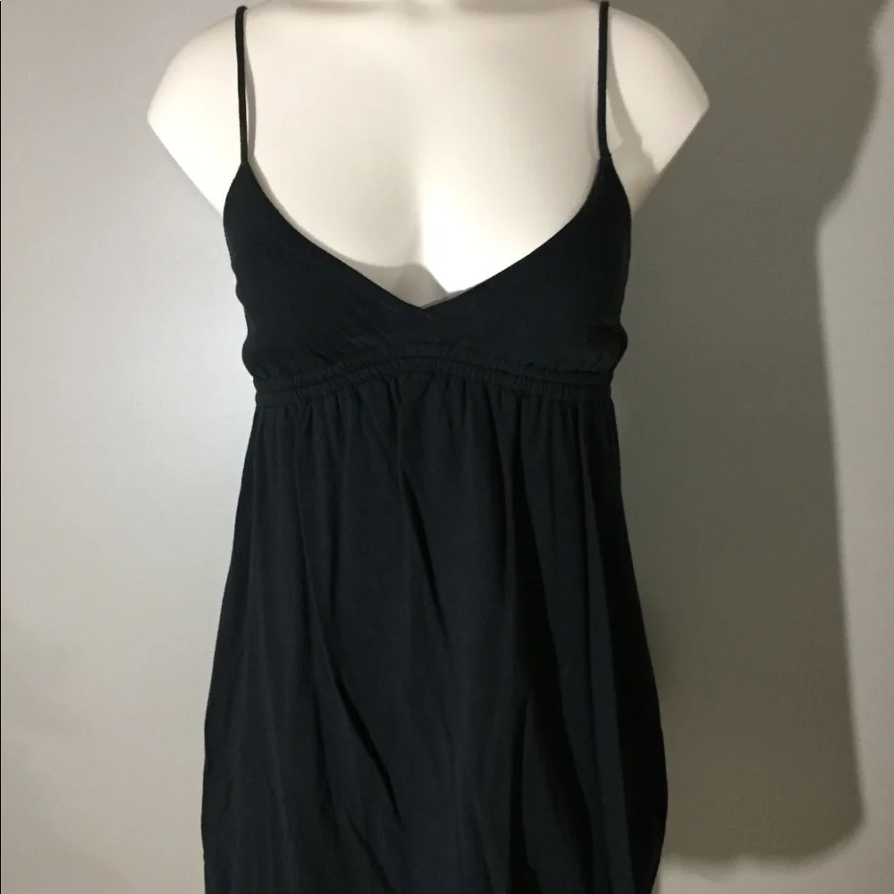 Mossimo Supply Co Black Empire Waist Blouson Hem Y2K Style Dress XS